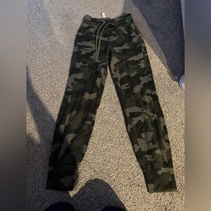 Camo Lululemon joggers size 0